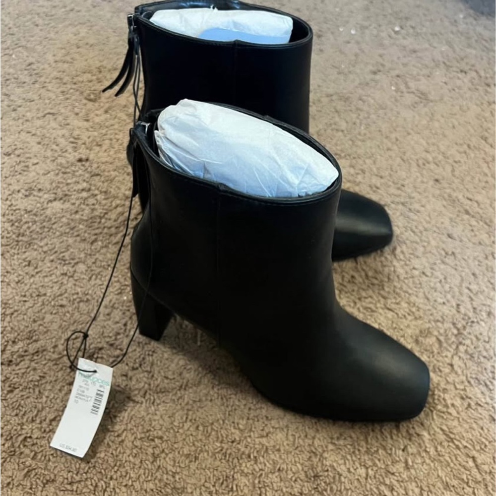 Maurices Sleek Black Ankle Booties